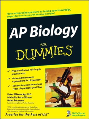 cover image of AP Biology For Dummies